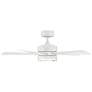 42" Modern Forms Wynd Matte White 2700K LED Smart Ceiling Fan