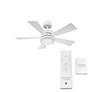 42" Modern Forms Wynd Matte White 3500K LED Smart Ceiling Fan