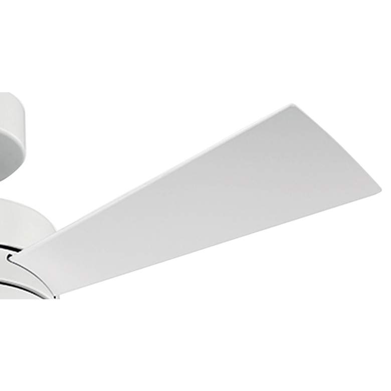 Image 4 42 inch Modern Forms Wynd Matte White LED Wet Smart Ceiling Fan more views