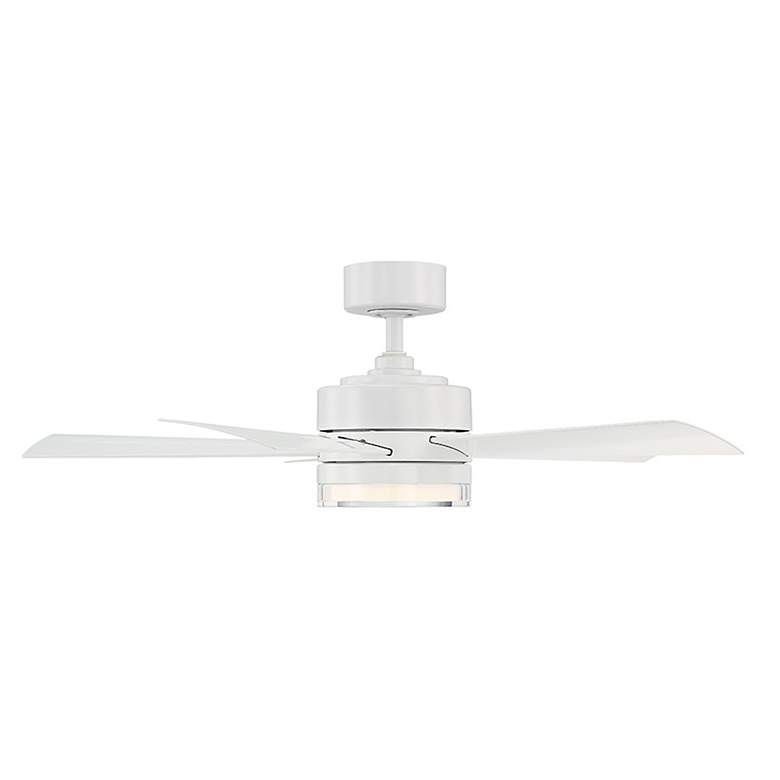 Image 5 42" Modern Forms Wynd Matte White LED Wet Smart Ceiling Fan more views