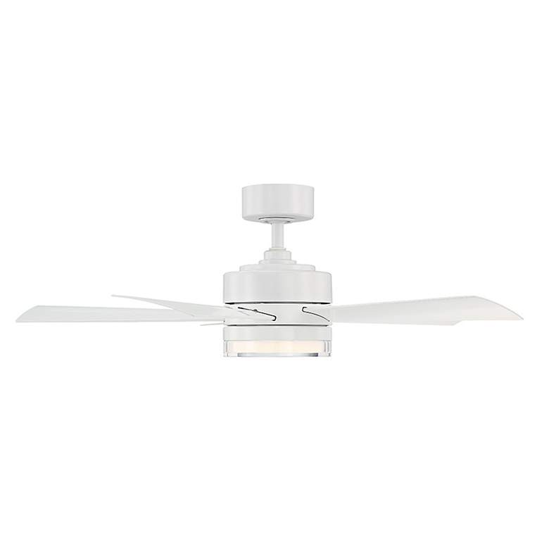 Image 5 42 inch Modern Forms Wynd Matte White LED Wet Smart Ceiling Fan more views