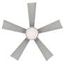 42" Modern Forms Wynd Stainless Steel LED Smart Ceiling Fan