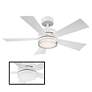 2_42" Modern Forms Wynd White 2700K LED Smart Ceiling Fan more views