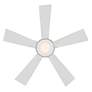 5_42" Modern Forms Wynd White 2700K LED Smart Ceiling Fan more views