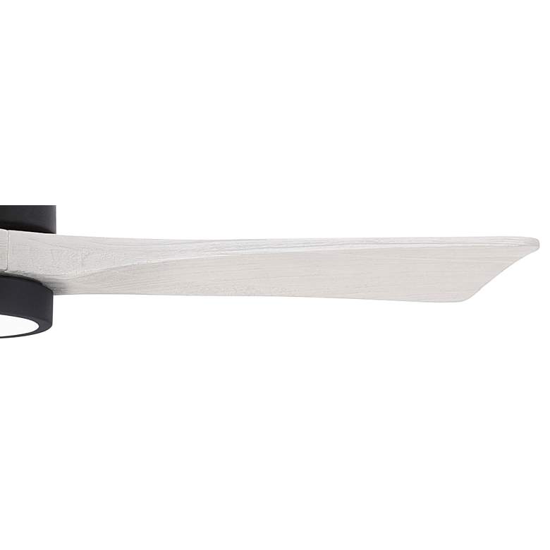 Image 4 42" Patricia-3 Matte Black LED Ceiling Fan with White Blades more views