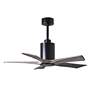 2_42" Patricia-5 Black LED Ceiling Fan with Barn Wood Blades more views