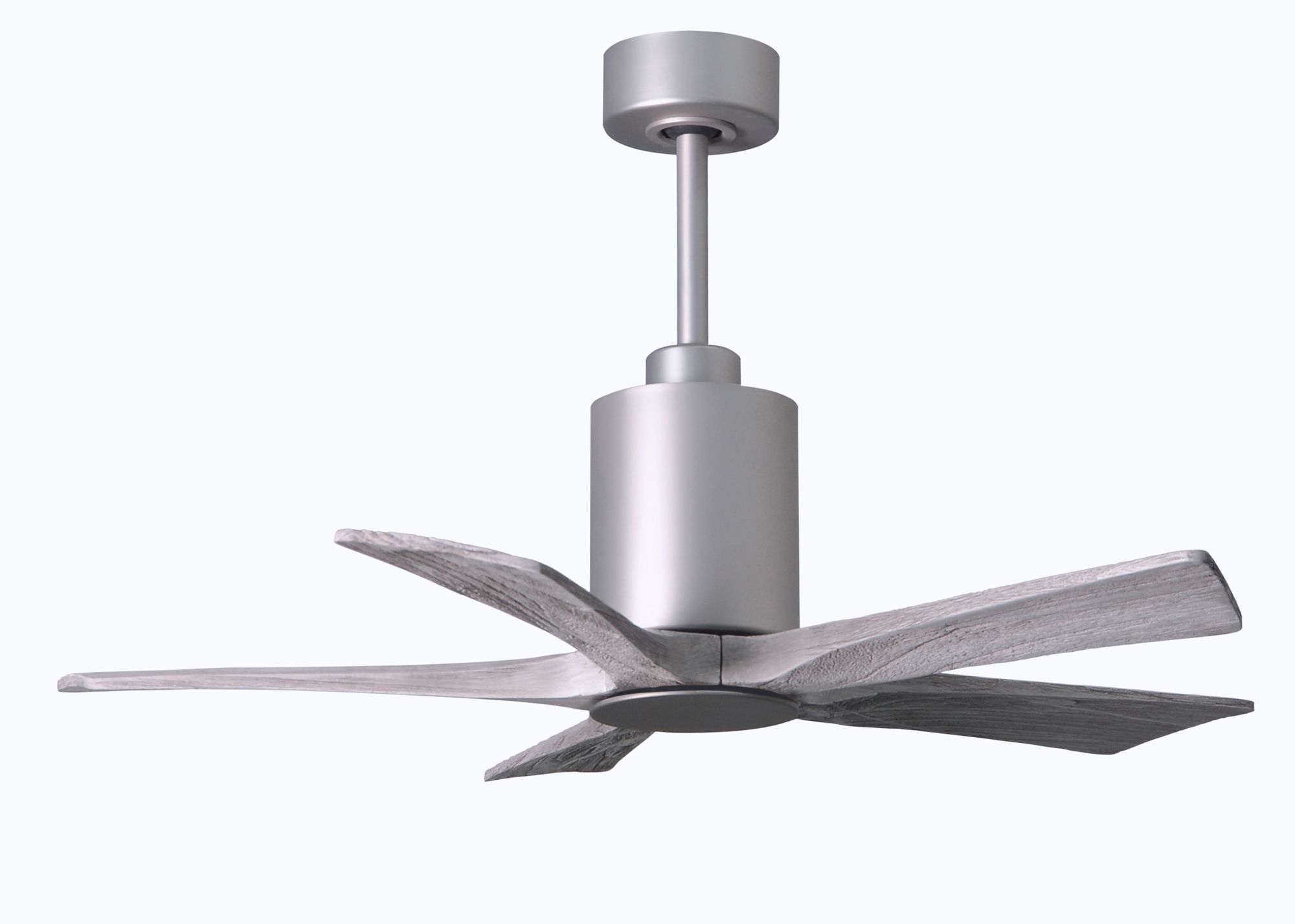 Image 2 42" Patricia-5 Brushed Nickel and Barn Wood LED Ceiling Fan more views