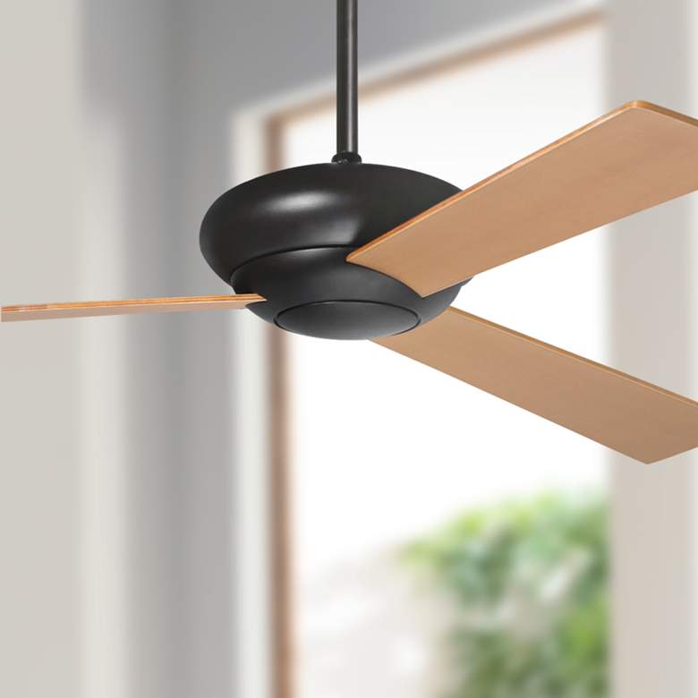 Image 1 42" Period Arts Atlus Maple Bronze Ceiling Fan with Wall Control