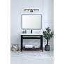 Thumbnail4 of 42 Inch Single Bathroom Metal Vanity In Black more views