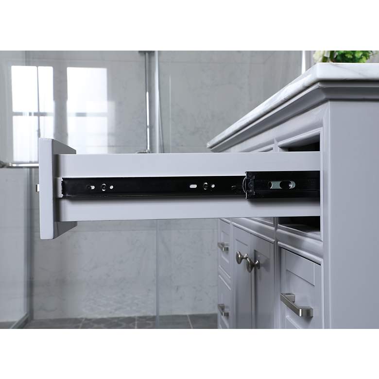 Image 6 42 Inch Single Bathroom Vanity Set In Light Grey more views