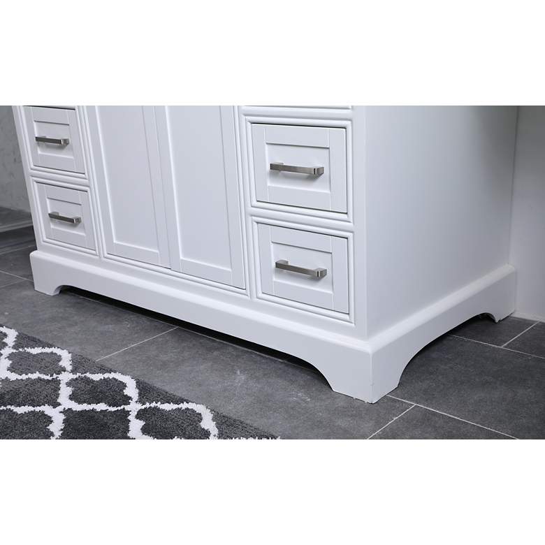 Image 5 42 Inch Single Bathroom Vanity Set In White more views