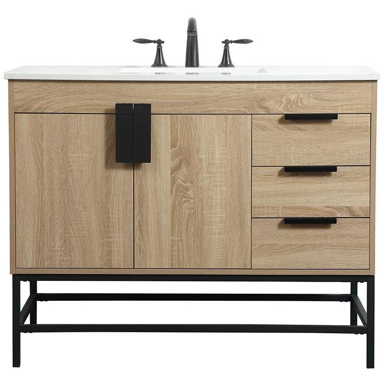 Image 1 42 Inch Single Bathroom Vanity