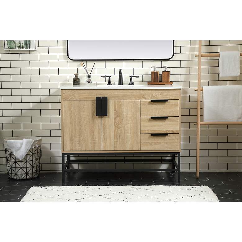 Image 3 42 Inch Single Bathroom Vanity more views