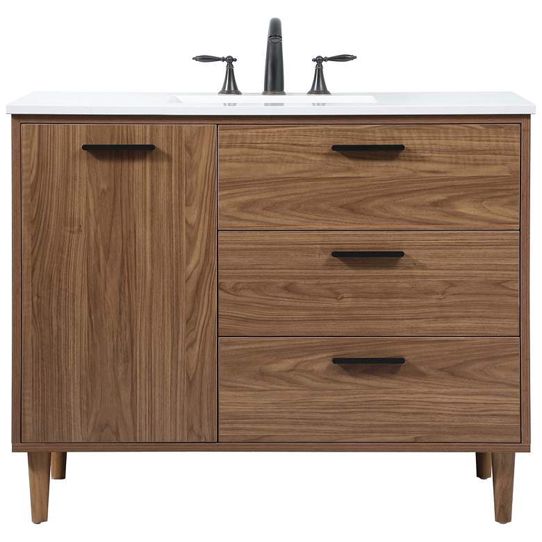 Image 1 42 Inch Single Bathroom Vanity