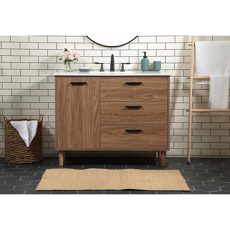 Image 3 42 Inch Single Bathroom Vanity more views