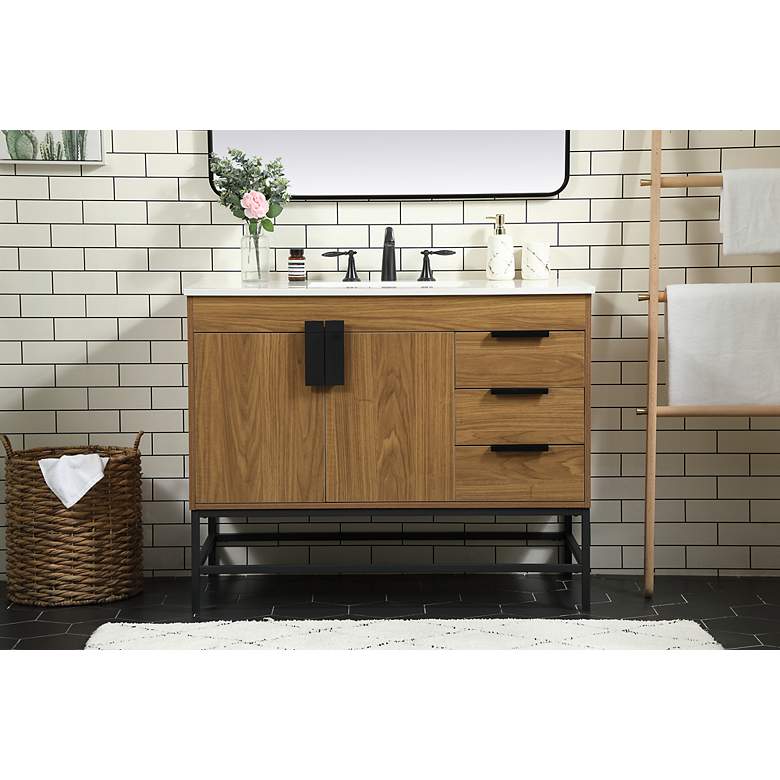 Image 3 42 Inch Single Bathroom Vanity more views
