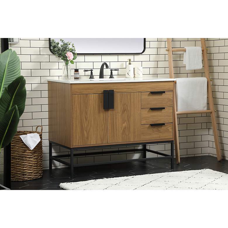 Image 4 42 Inch Single Bathroom Vanity more views