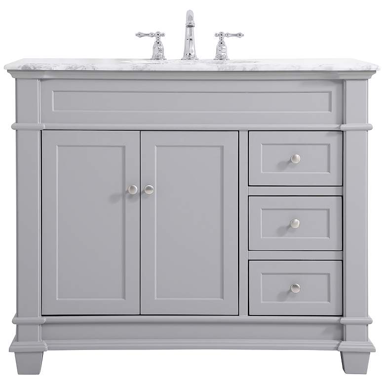 Image 2 42 Inch Single Bathroom Vanity