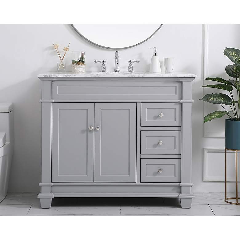 Image 3 42 Inch Single Bathroom Vanity more views