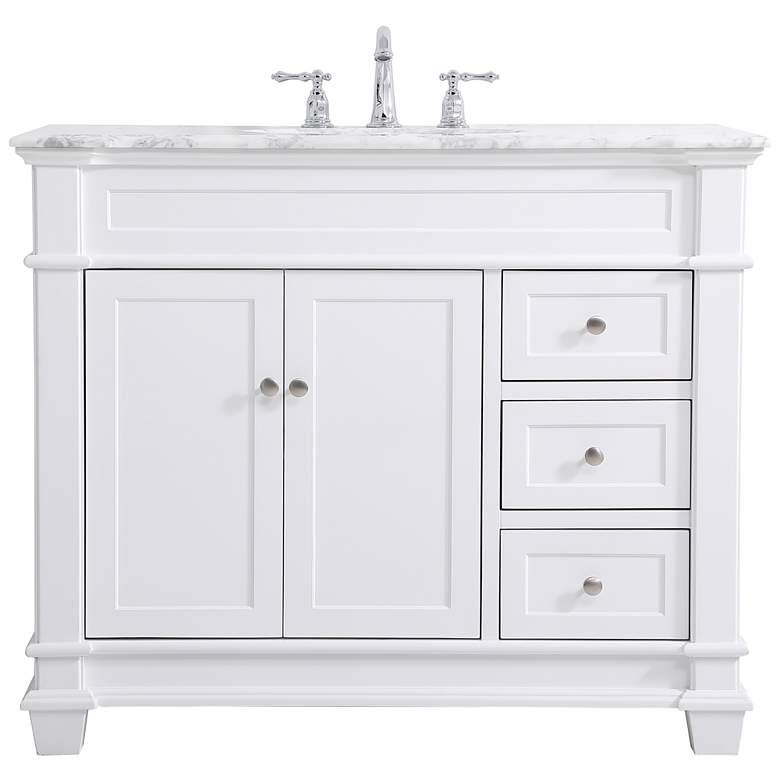 Image 1 42 Inch Single Bathroom Vanity