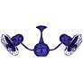 42" Vent Bettina Safira Blue Rotational Ceiling Fan with Wall Control