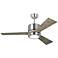 42" Vision Brushed Steel LED Ceiling Fan with Remote