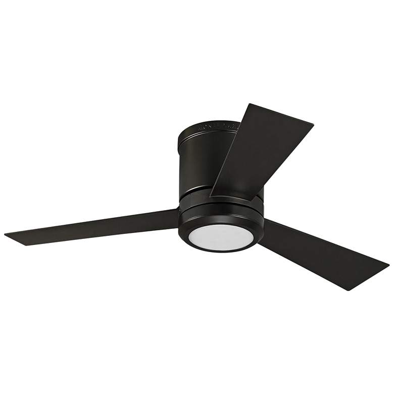 Image 2 42" Visual Comfort Clarity II Bronze LED Hugger Fan with Remote