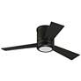 2_42" Visual Comfort Clarity II Bronze LED Hugger Fan with Remote