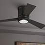 1_42" Visual Comfort Clarity II Bronze LED Hugger Fan with Remote