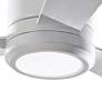 3_42" Visual Comfort Clarity II Matte White LED Hugger Fan with Remote more views
