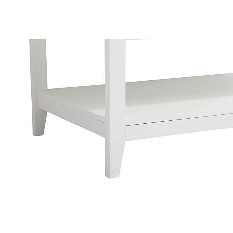 Image 6 42-Inch White Single Sink Bathroom Vanity With White Calacatta Quartz Top more views