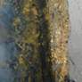 6_42" x 32" Austin Allen James Abstract Painting 8 Gold Frame Wall  more views