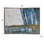 7_42" x 32" Austin Allen James Abstract Painting 8 Gold Frame Wall  more views