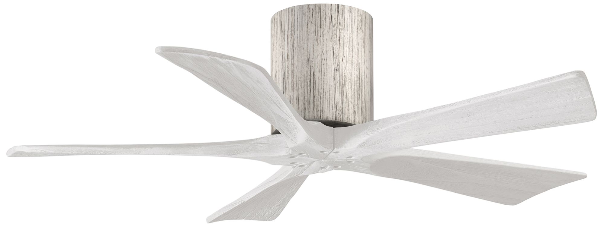 Small Outdoor Ceiling Fans Page 5 Lamps Plus   42 Matthews Irene 5h Barnwood White Hugger Ceiling Fan With Remote  337j2 