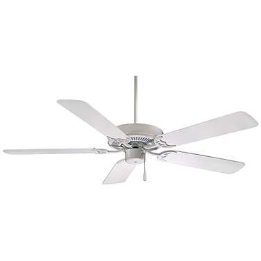 42" Minka Aire Contractor White Ceiling Fan w/ White Blades