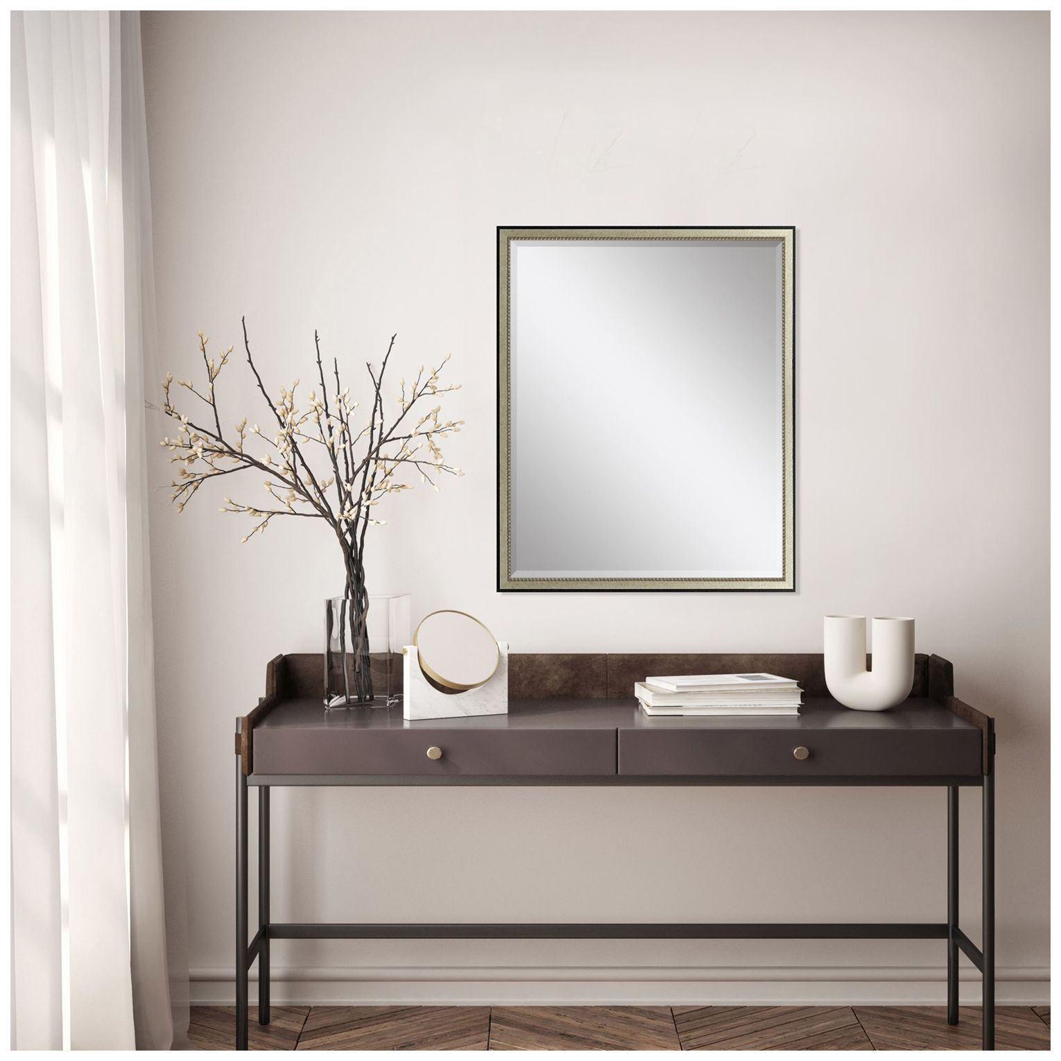 Image 5 #424 Metallic Wall Mirror - 24" x 30" more views