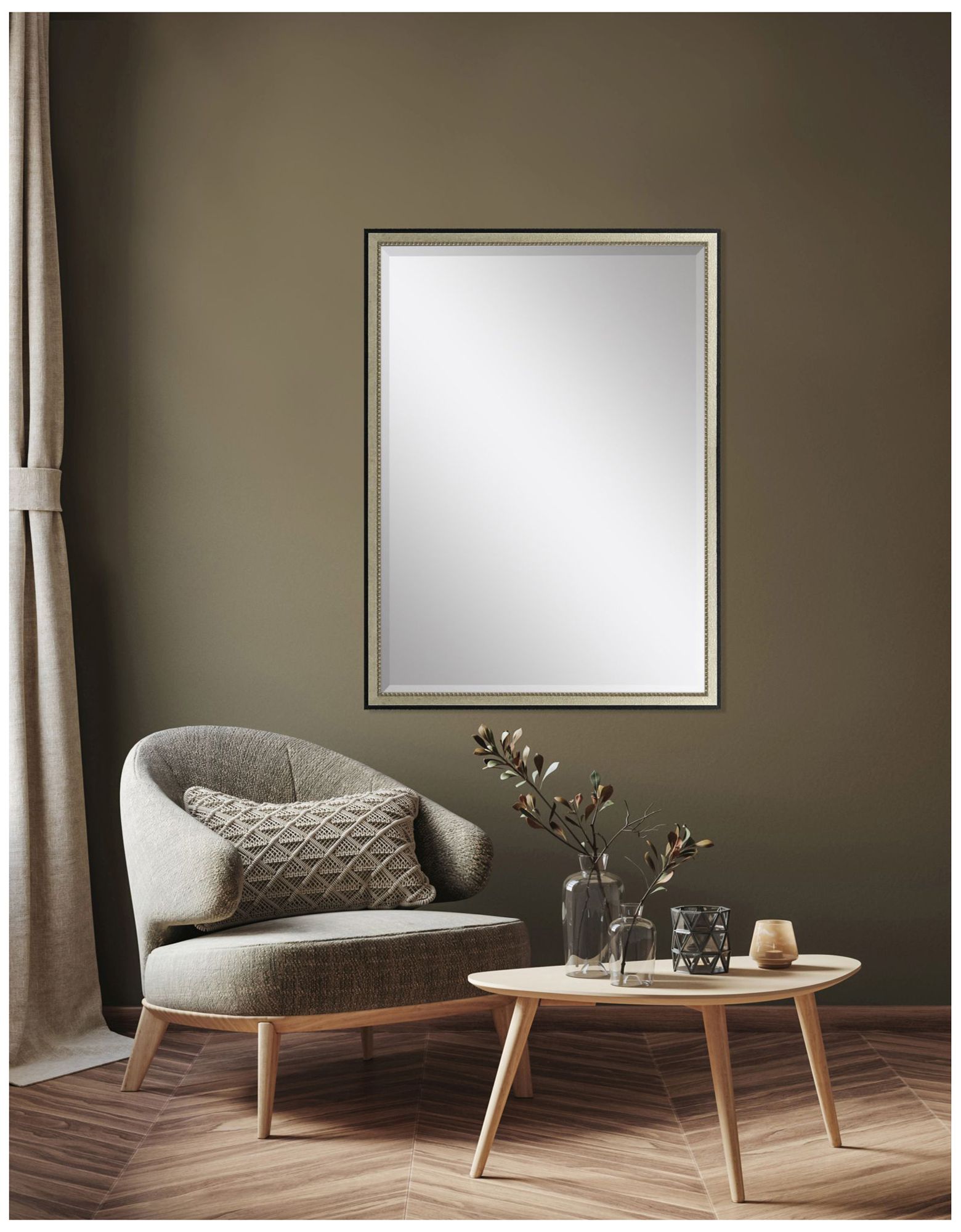 Image 5 #424 Metallic Wall Mirror - 26" x 38" more views