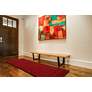 Thumbnail1 of Luna 5798049 2'6"x8' Red Marled Wool Runner Area Rug in scene