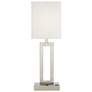 42F02 - 24" Brushed Nickel Table Lamp with USB Outlet