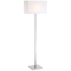 42F03 - Modern Brushed Nickel Floor Lamp