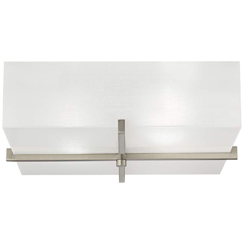 Image 1 42F07 - 18 inch Square Flush Mount Fixture in Brushed Nickel