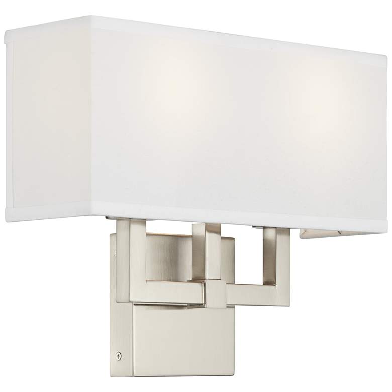 Image 1 42G53 - Brushed Nickel Convertible Sconce with Two Arms