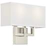 42G53 - Brushed Nickel Convertible Sconce with Two Arms