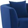 42x38x31 Melange Blue Accent Chair