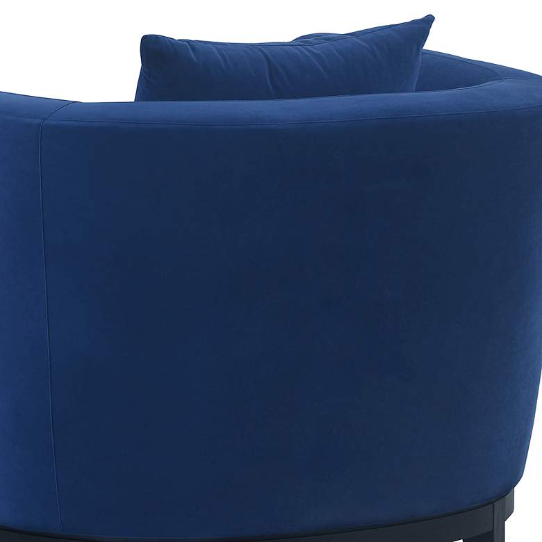 Image 6 42x38x31 Melange Blue Accent Chair more views