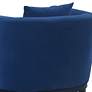42x38x31 Melange Blue Accent Chair