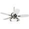 43" Casa Optima Marbleized Glass LED Ceiling Fan with Remote