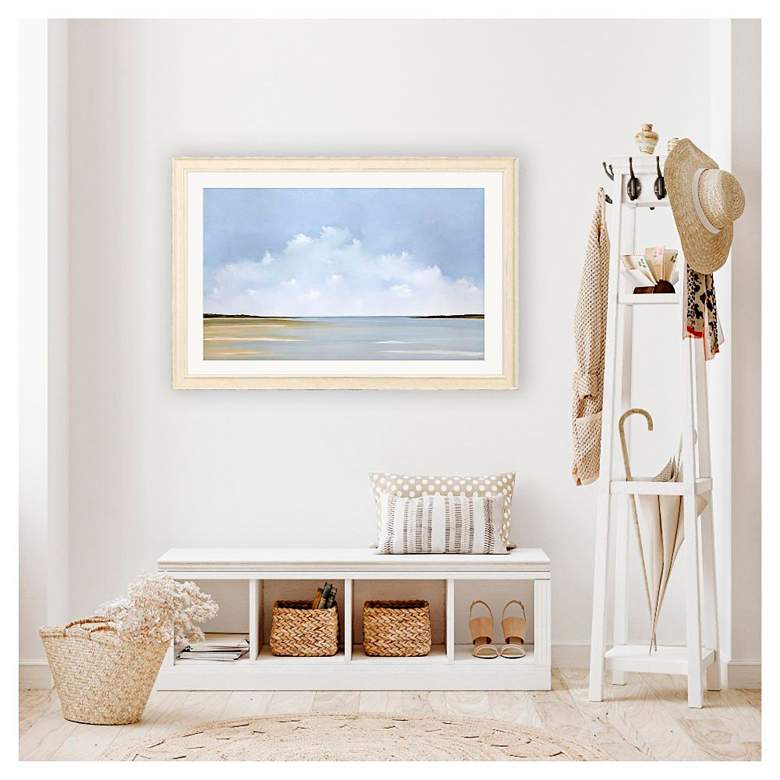 Image 1 Awake to a New Day 52"W x 35"H Framed Art in scene