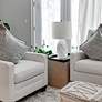 1_All The Rages Seashell 28" High Coastal White Table Lamp in scene