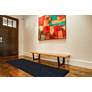 Thumbnail1 of Luna 5798049 2'6"x8' Black Marled Wool Runner Area Rug in scene
